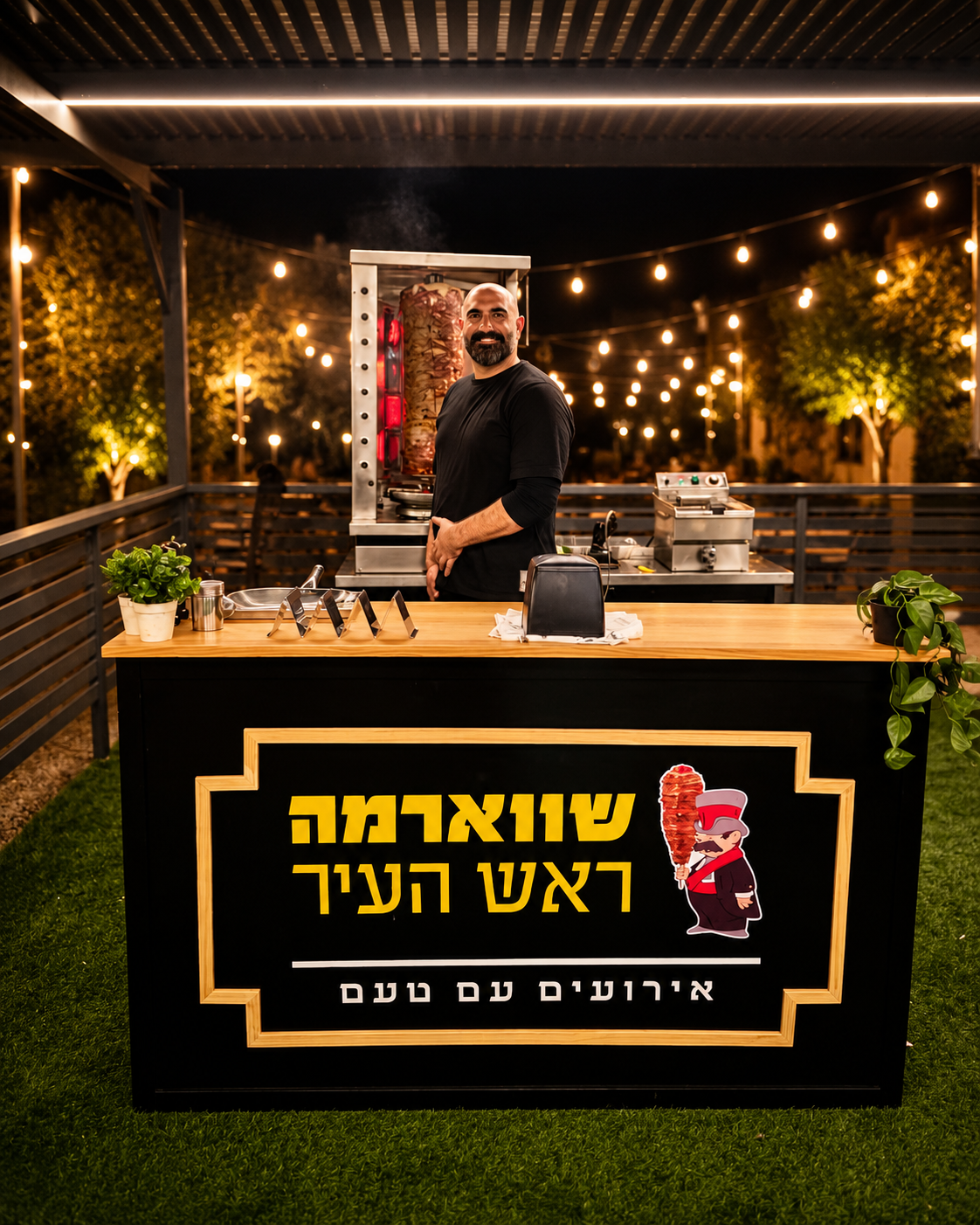 עמדת שווארמה לאירוע